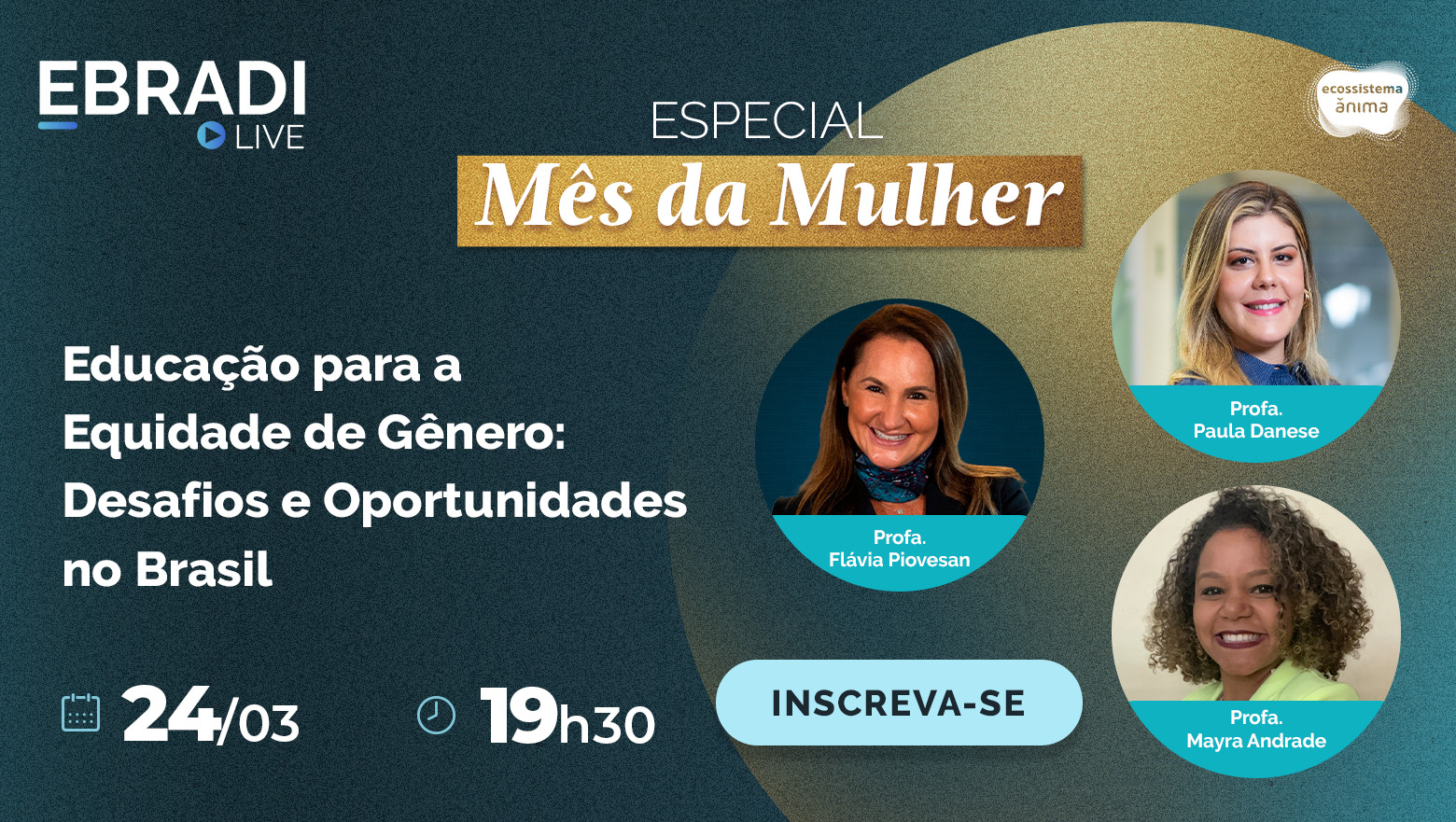 EBRADI Live - Educação para a equidade de gênero: desafios e oportunidades no Brasil